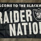 Oakland Raiders Nation Flag 3x5 ft Man-Cave Banner Flag The Blackhole Oakland Raiders Nation Flag 3x5 ft Man-Cave Banner Flag The Blackhole
