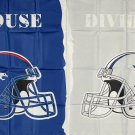 Denver Broncos vs Dallas Cowboys House Divided Flag 3x5 ft Sports Banner New Denver Broncos vs Dallas Cowboys House Divided Flag 3x5 ft Sports Banner New