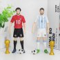Football Star Model Dolls Cartoon Cute Action Figure Car Accessories Football Fans Gifts 1-8pcs/set