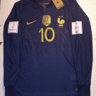Kylian Mbappe France 2022 World Cup Match Slim Home Long Sleeve Soccer Jersey Kylian Mbappe France 2022 World Cup Match Slim Home Long Sleeve Soccer Jersey