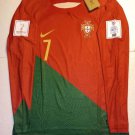 Cristiano Ronaldo Portugal 2022 World Cup Match Home Long Sleeve Soccer Jersey Cristiano Ronaldo Portugal 2022 World Cup Match Home Long Sleeve Soccer Jersey