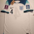 Declan Rice England 2022 World Cup Match Slim White Home Soccer Jersey 2022-2023 Declan Rice England 2022 World Cup Match Slim White Home Soccer Jersey 2022-2023