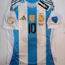 Lionel Messi #10 Argentina 2024 Copa America Final Match Soccer Jersey 2023-2024