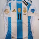 Angel Di Maria Argentina 2024 Copa America Final Match Soccer Jersey 2023-2024
