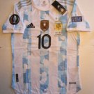 Lionel Messi Argentina 2022 Finalissima Match Slim Home Soccer Jersey 2021-2022 Lionel Messi Argentina 2022 Finalissima Match Slim Home Soccer Jersey 2021-2022