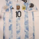 Lionel Messi Argentina Copa America Champions Stadium Home Soccer Jersey 2020-21