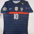 Kylian Mbappe France Euro 20/21 Match Slim Fit Blue Home Soccer Jersey 2020-2021