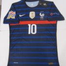 Kylian Mbappe #10 France Nations League Match Blue Home Soccer Jersey 2020-2021