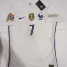 Antoine Griezmann France Nations League Match White Away Soccer Jersey 2020-2021