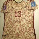 Guillermo Ochoa Mexico 2022 World Cup Qatar Match Slim White Away Soccer Jersey