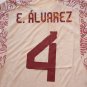 Edson Alvarez Mexico 2022 World Cup Qatar Match Slim White Away Soccer Jersey
