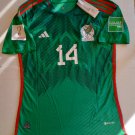 Chicharito Mexico 2022 World Cup Qatar Match Slim Fit Green Home Soccer Jersey Chicharito Mexico 2022 World Cup Qatar Match Slim Fit Green Home Soccer Jersey