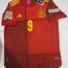 Gavi #9 Spain 2022/23 Nations League Match Slim Red Home Soccer Jersey 2021-2022