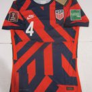 Tyler Adams #4 USA USMNT World Cup Qualifiers Match Away Soccer Jersey 2021-2022