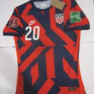 Timothy Weah USA World Cup Qualifiers Match Slim Away Soccer Jersey 2021-2022