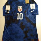 Christian Pulisic USA USMNT 2022 World Cup Match Slim Blue Away Soccer Jersey