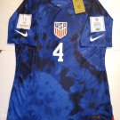 Tyler Adams USA USMNT 2022 World Cup Qatar Match Slim Blue Away Soccer Jersey