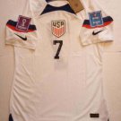 Giovanni Reyna USA USMNT 2022 World Cup Match Slim Fit White Home Soccer Jersey