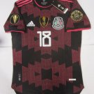 Andres Guardado Mexico Gold Cup Champions Match Black Home Soccer Jersey 2020-21