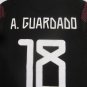 Andres Guardado Mexico Gold Cup Champions Match Black Home Soccer Jersey 2020-21