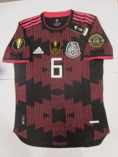 Jonathan Dos Santos Mexico Gold Cup Champions Match Home Soccer Jersey 2020-2021