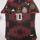 Orbelin Pineda Mexico Gold Cup Champions Match Black Home Soccer Jersey 2020-21