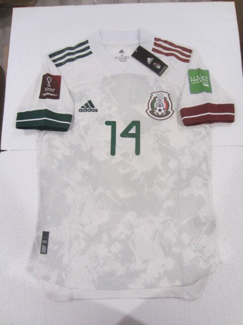 Chicharito Mexico 2022 World Cup Qualifiers Match Away Soccer Jersey 2020-2021