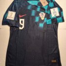 Andrej Kramaric Croatia 2022 World Cup Qatar Match Slim Blue Away Soccer Jersey Andrej Kramaric Croatia 2022 World Cup Qatar Match Slim Blue Away Soccer Jersey