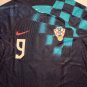 Andrej Kramaric Croatia 2022 World Cup Qatar Match Slim Blue Away Soccer Jersey