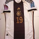 Leroy Sane Germany 2022 World Cup Qatar Match Slim Fit White Home Soccer Jersey