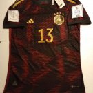 Thomas Muller Germany 2022 World Cup Qatar Match Slim Black Away Soccer Jersey