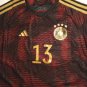 Thomas Muller Germany 2022 World Cup Qatar Match Slim Black Away Soccer Jersey