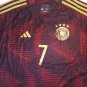 Kai Havertz Germany 2022 World Cup Qatar Match Slim Fit Black Away Soccer Jersey
