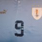 Luis Suarez Uruguay 2022 World Cup Qatar Match Slim Fit Blue Home Soccer Jersey