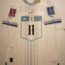 Darwin Nunez Uruguay 2022 World Cup Qatar Match Slim White Away Soccer Jersey Darwin Nunez Uruguay 2022 World Cup Qatar Match Slim White Away Soccer Jersey