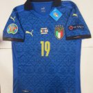 Leonardo Bonucci Italy 20/21 Euro Final Match Slim Home Soccer Jersey 2020-2021