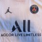Lionel Messi PSG Paris Saint Germain Match White Fourth Soccer Jersey 2021-2022