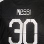 Lionel Messi PSG Paris Saint Germain UCL Match Slim Black Third Jersey 2021-2022