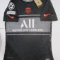 Kylian Mbappe PSG Paris Saint Germain UCL Match Black Third Jersey 2021-2022