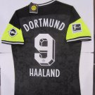 Erling Haaland Borussia Dortmund Special Edition Black Neon Soccer Jersey 2021