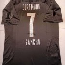 Jadon Sancho #7 Borussia Dortmund Blackout Match Black Soccer Jersey 2019-2020