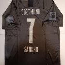 Jadon Sancho #7 Borussia Dortmund Blackout Match Black Soccer Jersey 2019-2020