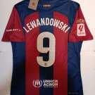Robert Lewandowski Barcelona Rolling Stones 2023 El Clasico Home Soccer Jersey