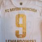 Robert Lewandowski Bayern Munich Match Slim White Away Soccer Jersey 2022-2023