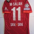 Mohamed Salah Liverpool FC UCL Match Slim Fit Red Home Soccer Jersey 2021-2022