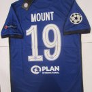 Mason Mount #19 Chelsea FC UCL Final Stadium Blue Home Soccer Jersey 2020-2021
