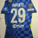 Kai Havertz #29 Chelsea FC UCL Match Slim Fit Blue Home Soccer Jersey 2021-2022