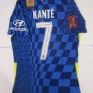 N'Golo Kante #7 Chelsea FC FA Cup Final Match Slim Home Soccer Jersey 2021-2022
