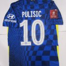 Christian Pulisic #10 Chelsea FA Cup Final Stadium Home Soccer Jersey 2021-2022