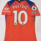Christian Pulisic #10 Chelsea EPL Match Orange Third 3rd Soccer Jersey 2020-2021